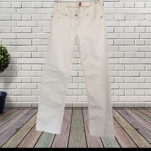Max Jeans by Leon Max Ivory White Wide Leg Jeans